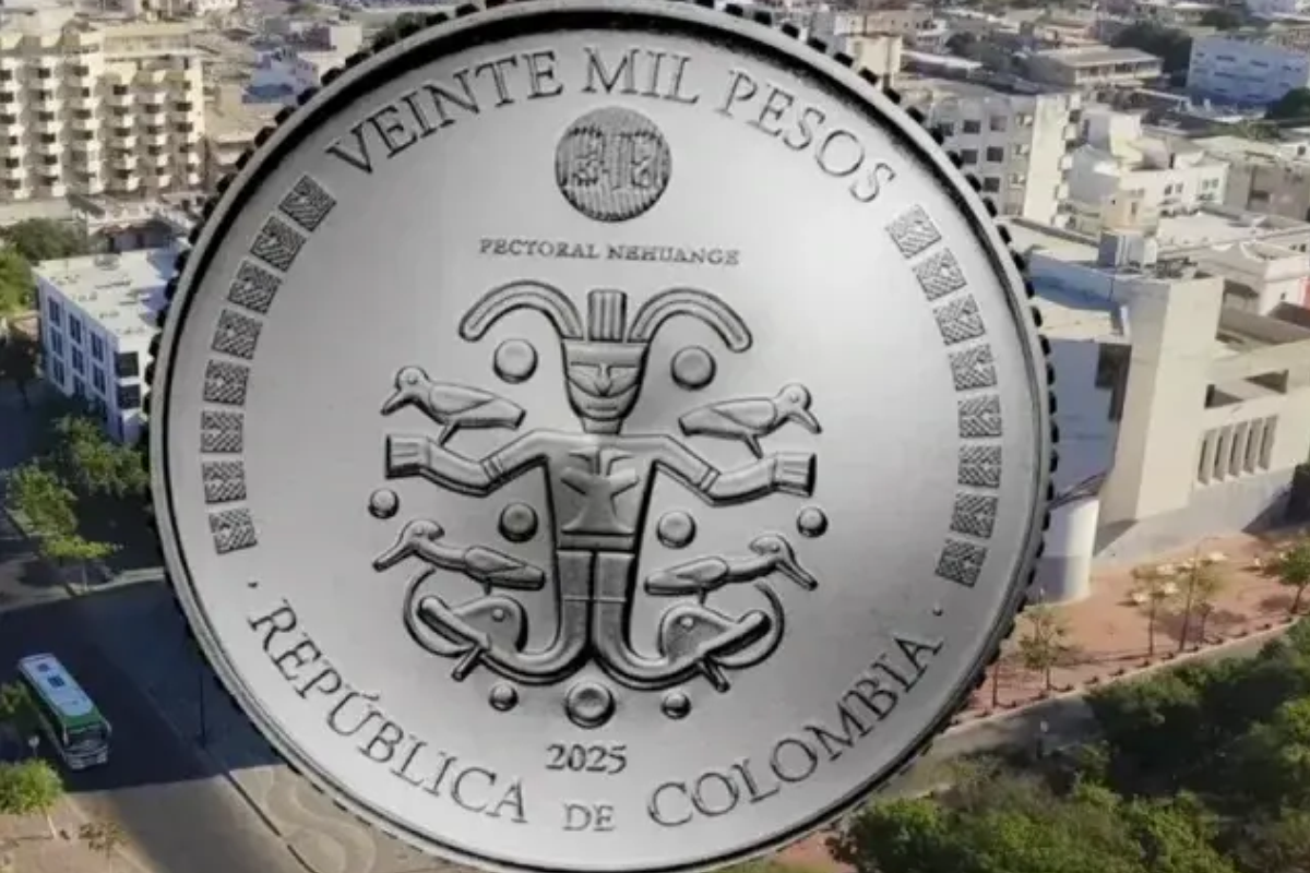 Banco de la República lanza nueva moneda de 20.000 COP