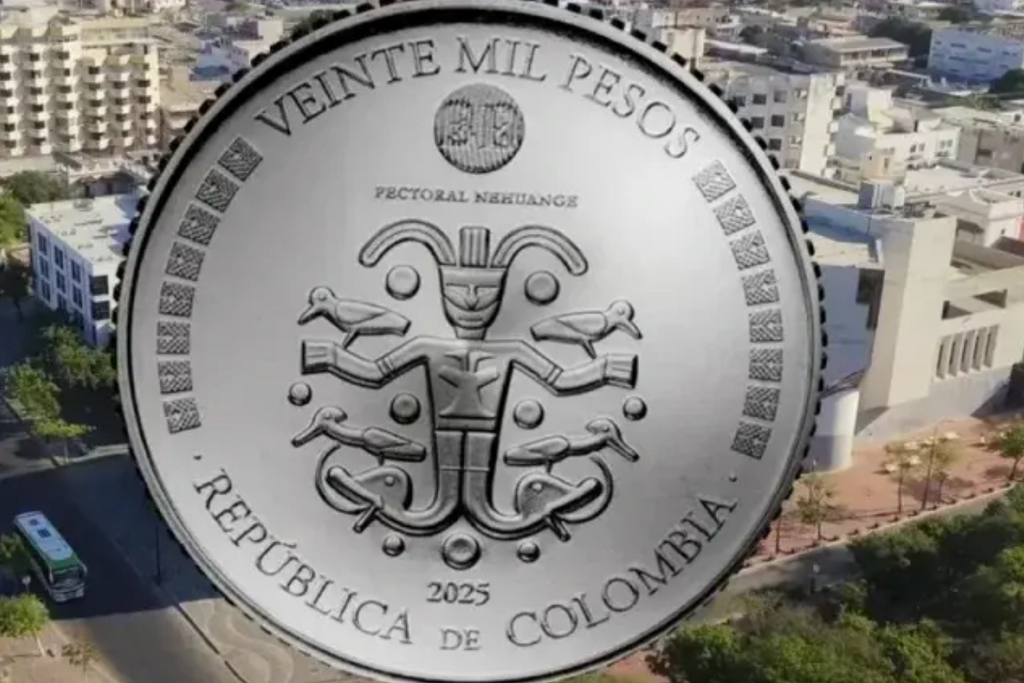 Banco de la República lanza nueva moneda de 20.000 COP