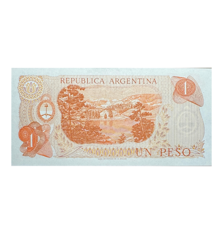 Argentina, 1 Pesos, 1969, UNC