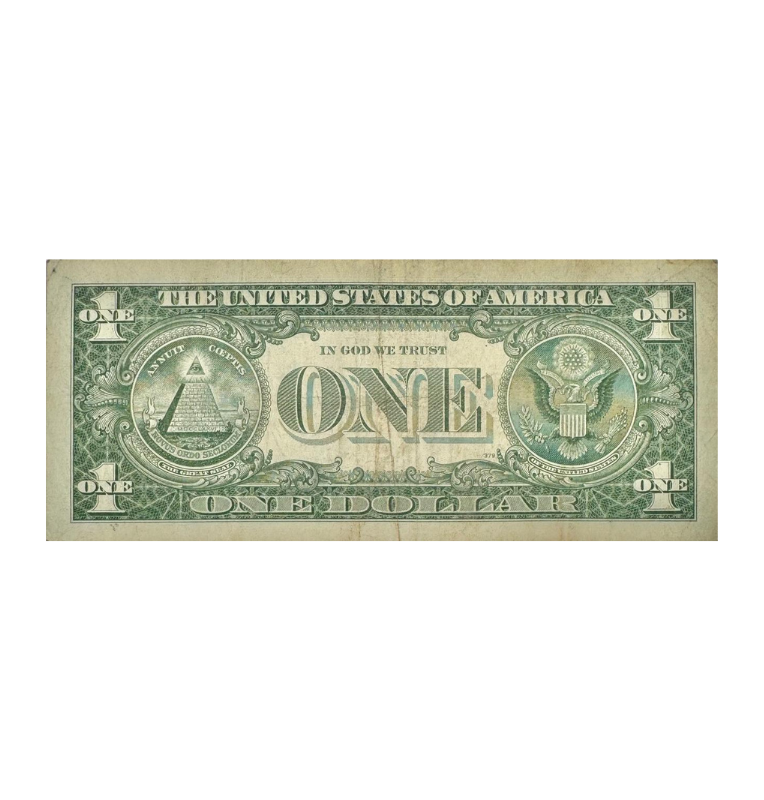 Estados Unidos, 1 Dólares, 1957, Sello Azul REPOSICIÓN