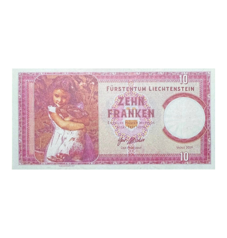 Liechtenstein, 10 Francos, 2019, Pieza de Fantasía