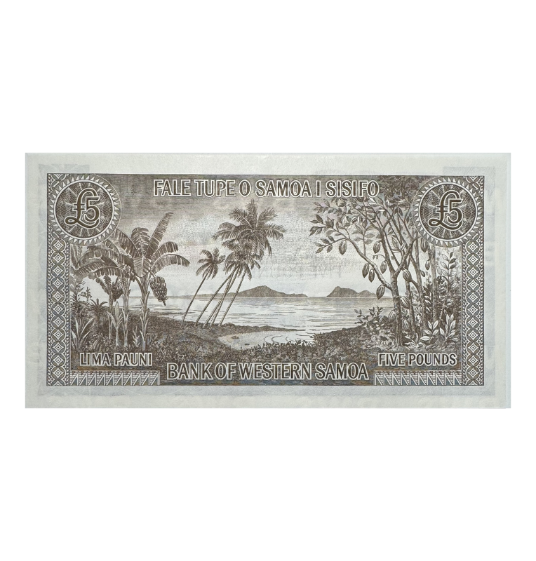 Samoa, 5 Pounds, 2002, UNC