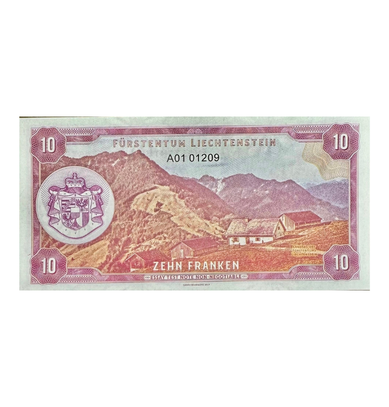 Liechtenstein, 10 Francos, 2019, Pieza de Fantasía