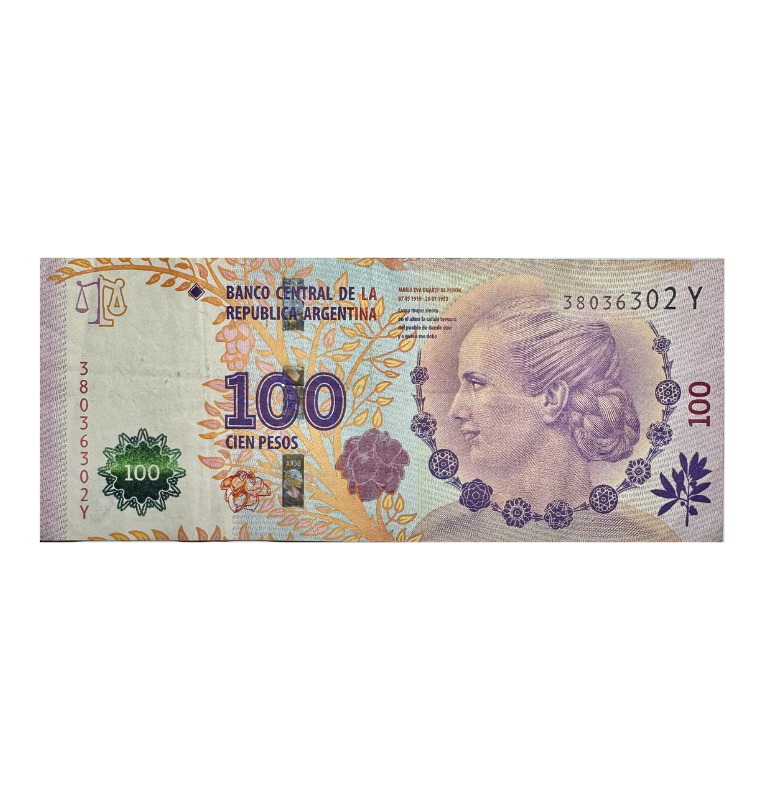 Argentina, 100 Pesos, 2000, Eva Perón