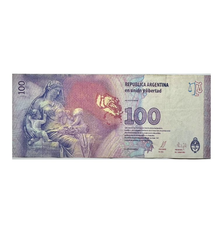 Argentina, 100 Pesos, 2000, Eva Perón