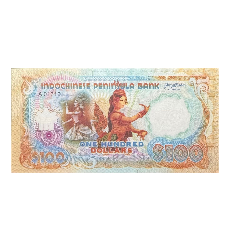 Indochinese, 100 doalres, 2020, Pieza de Fantasia