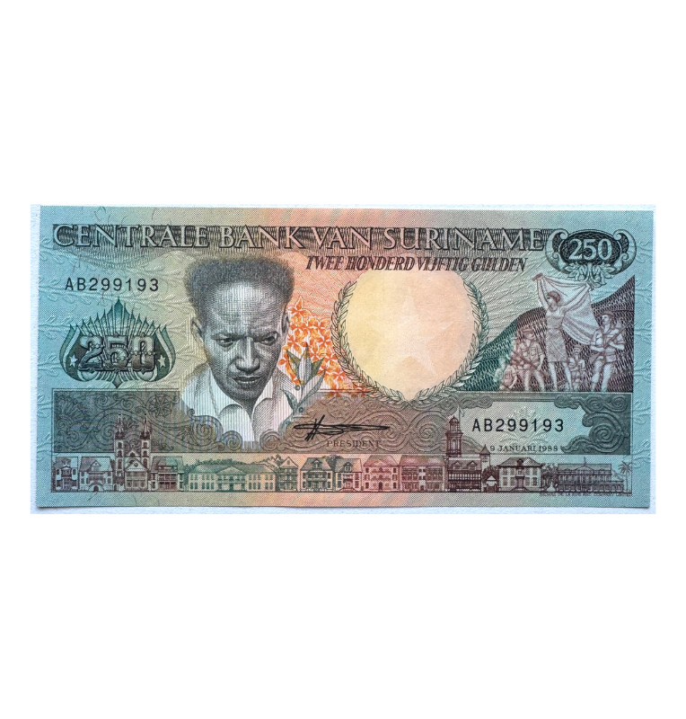 Surinam, 250 Gulden, 1988, UNC