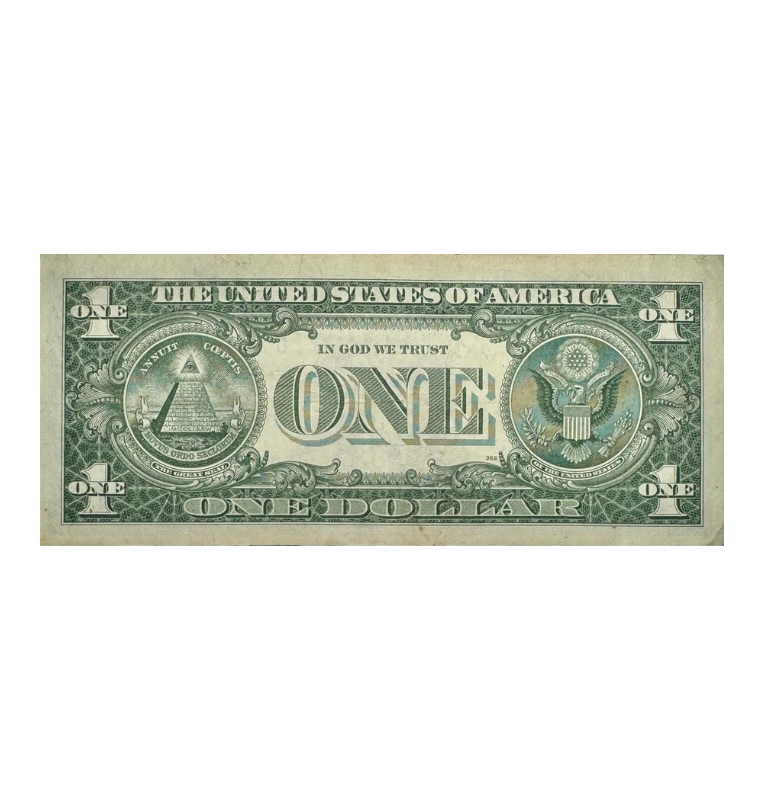 Estados Unidos, 1 Dólares, 1957, Sello Azul