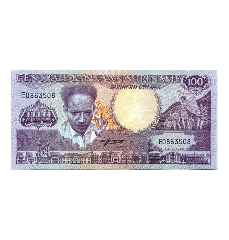 Surinam, 100 Gulden, 1988, UNC