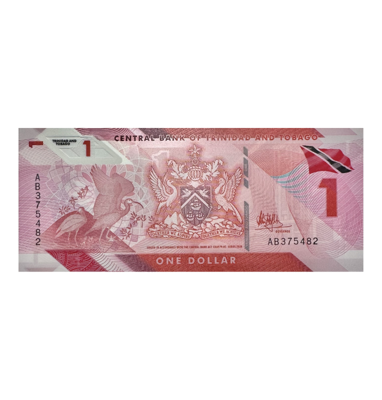 Trinidad y Tobago 1 Dolar, 2022, Polímero