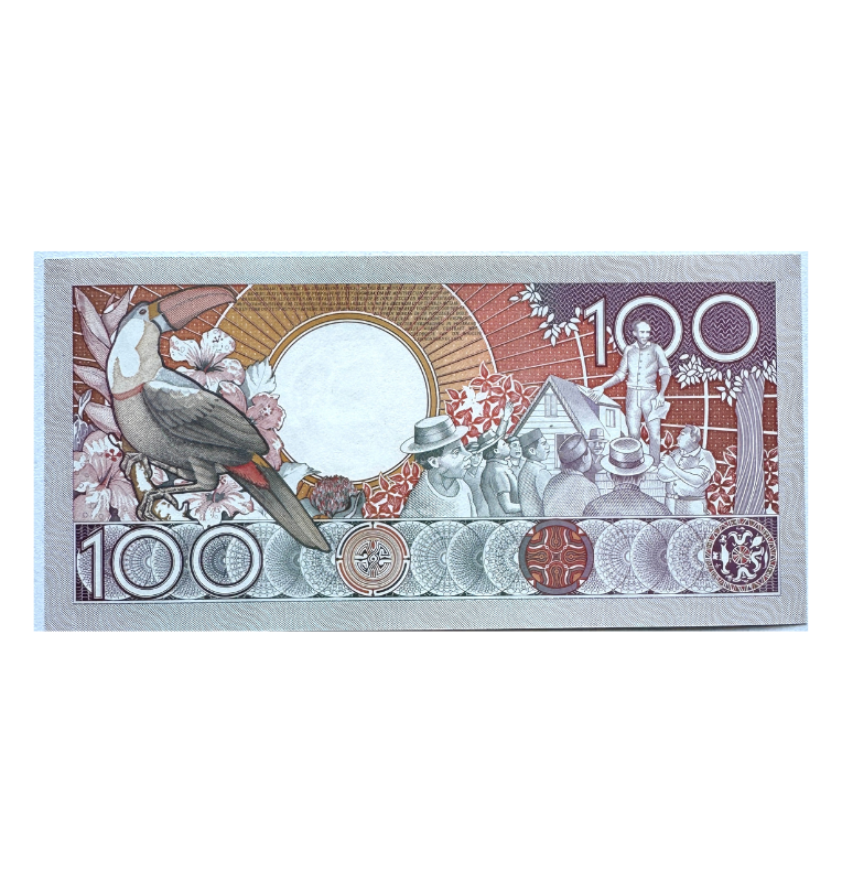Surinam, 100 Gulden, 1988, UNC