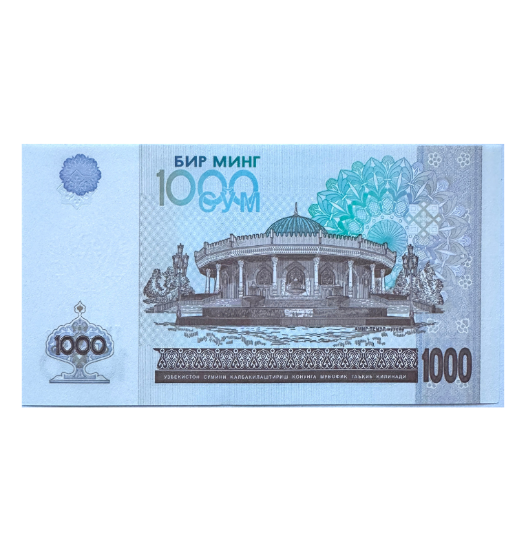 Usbekistán, 1000 Som, 2001, UNC