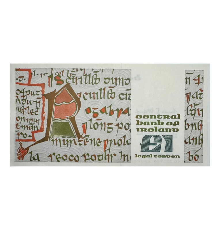 Irlanda, 1 libra irlandesa, 1982, UNC