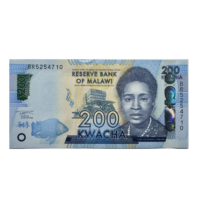 Malawi, 200 Kwacha,  2022, UNC