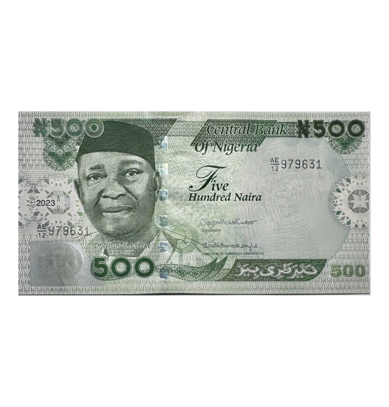 Nigeria, 500 Naira, 2023, UNC