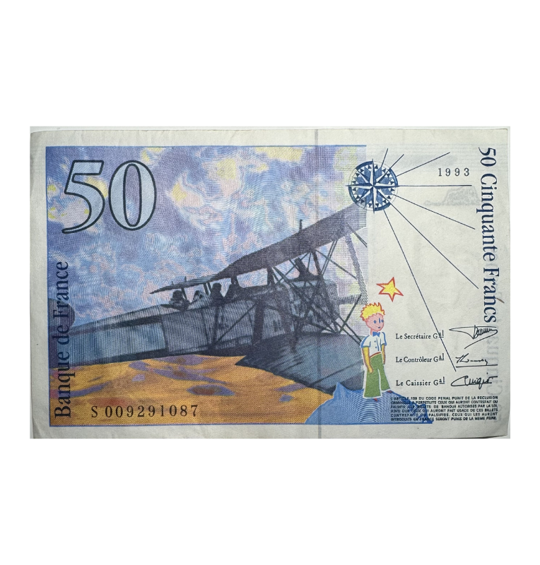 Francia, 50 Francos, 1997, El Principito