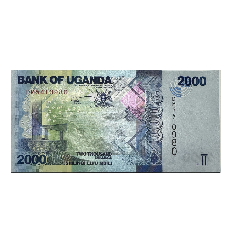 Uganda, 2000 Shilingi, 2021, UNC