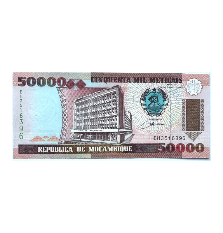 Mozambique, 50.000 Meticais, 1993, UNC