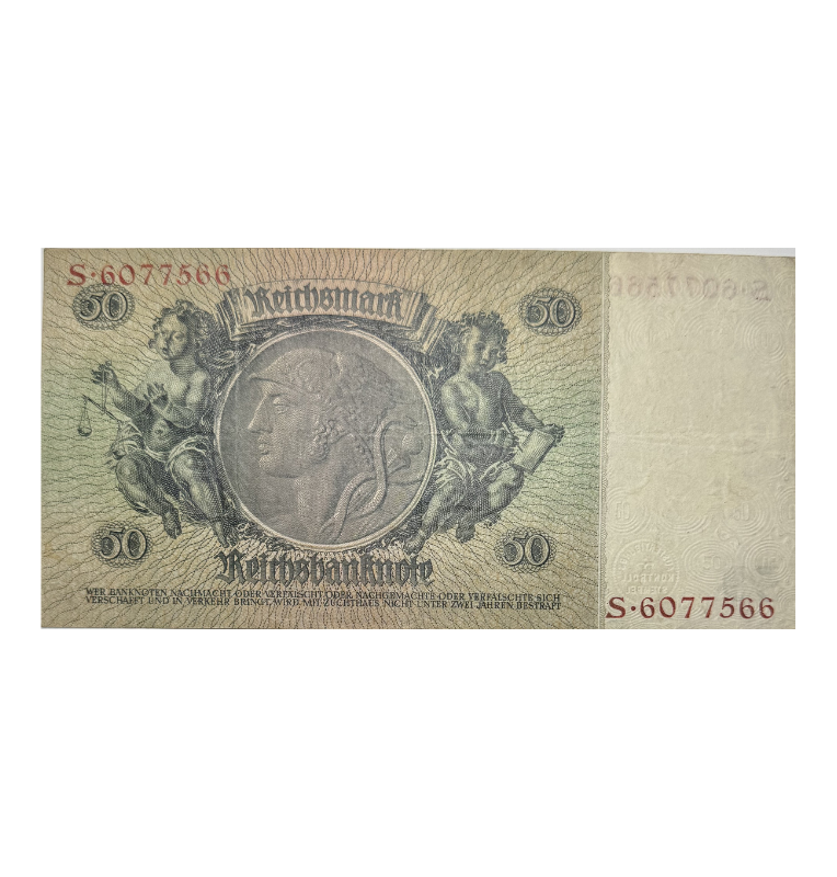 Alemania, 50 Marcos, Reichsbanknote,  Nazi 1933