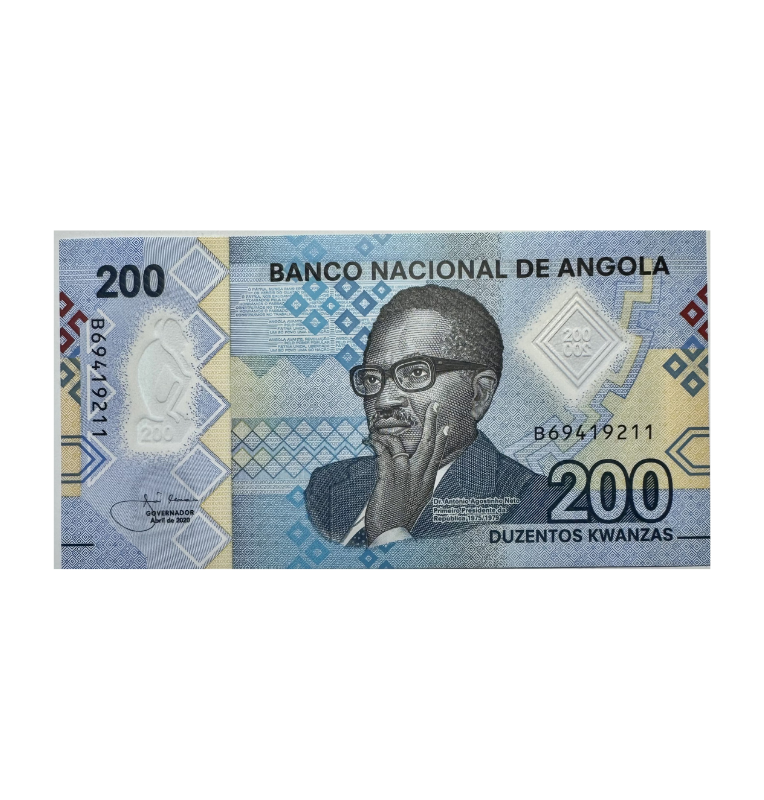 Angola, 200 Kwanzas, 2020, Polímero, UNC