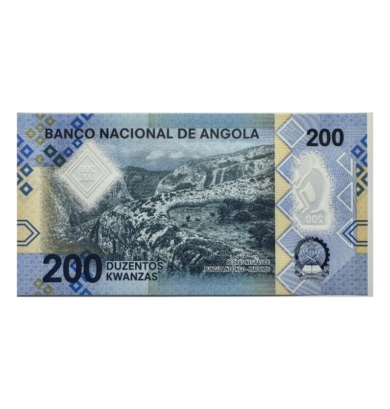 Angola, 200 Kwanzas, 2020, Polímero, UNC