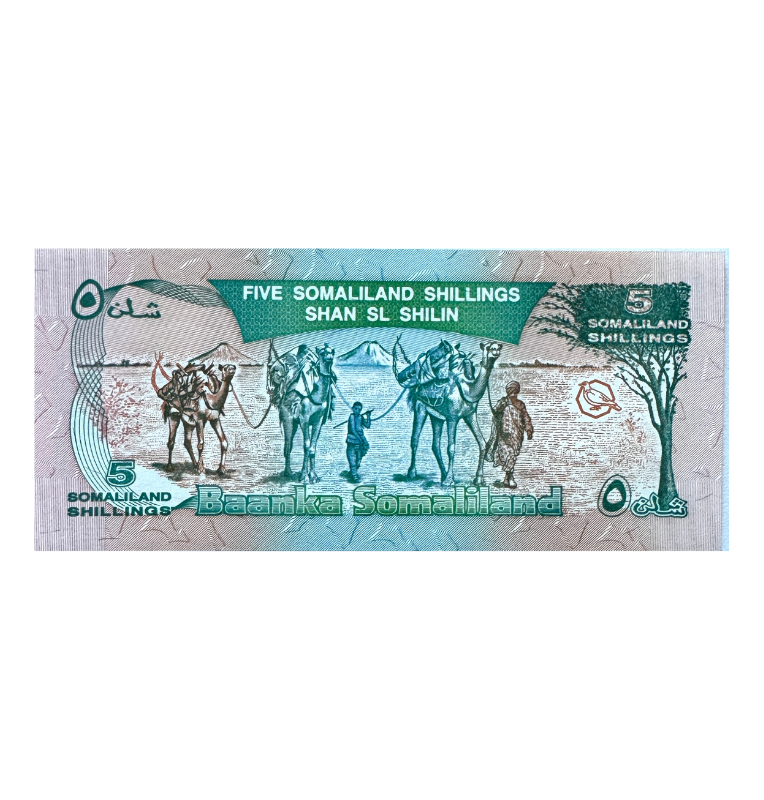 Somalia, 5 Shillings, 1994, UNC