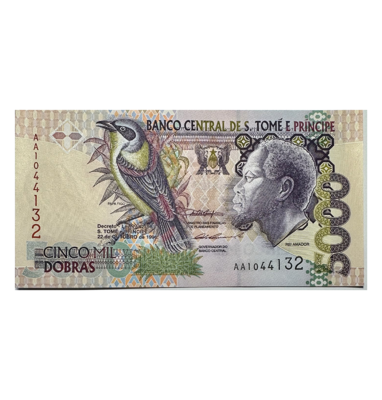 Santó Tomé y Principe, 5000 Dobras, 1996, UNC