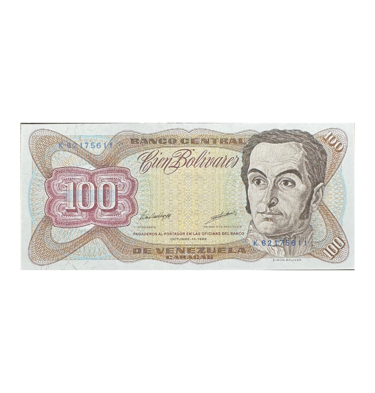 Venezuela, 100 Bolivares,  1998 - UNC
