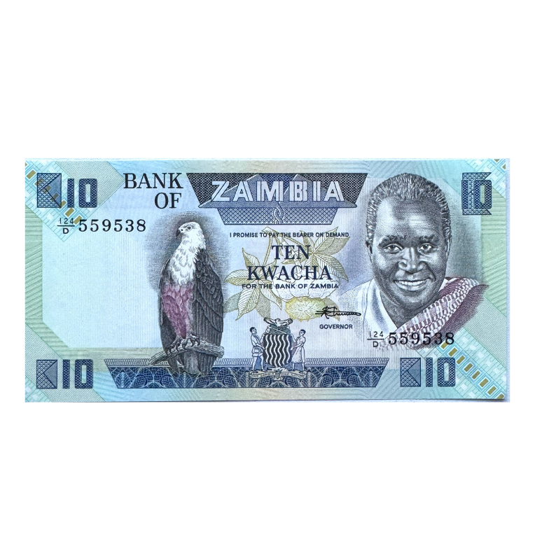 Zambia, 10 Kwacha, 2000, UNC