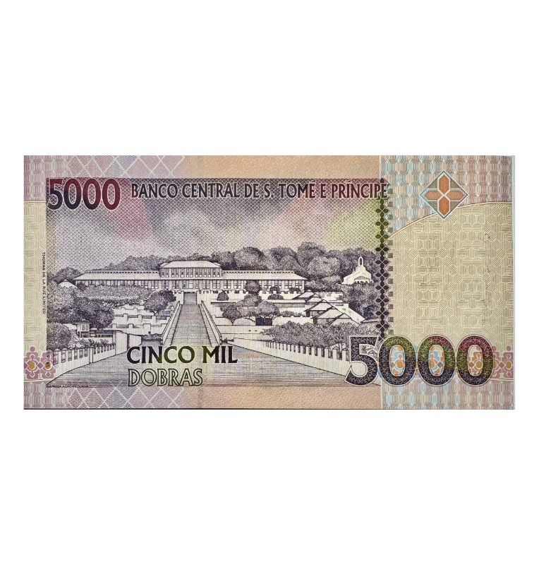 Santó Tomé y Principe, 5000 Dobras, 1996, UNC