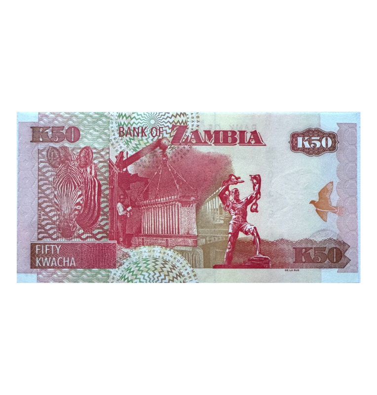 Zambia, 50 Kwacha, 2008, UNC (Copia)