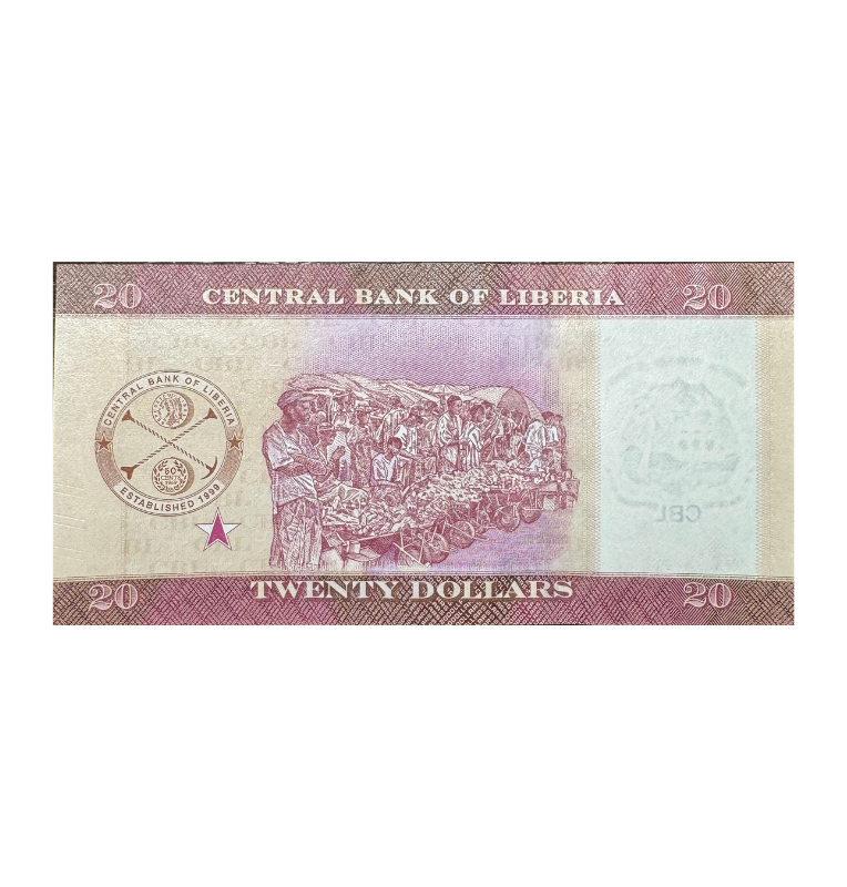 Liberia, 20 Dolares, 2022, UNC