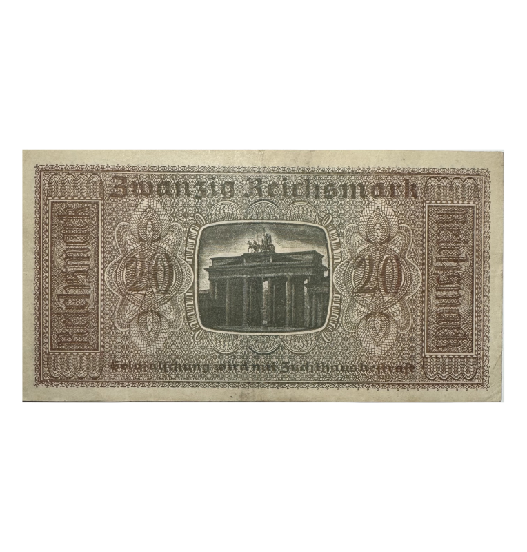 Alemania 20 ReichMark  1943 - Billete NAZI