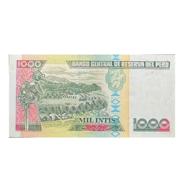 Perú, 1000 Intis, 1988, UNC