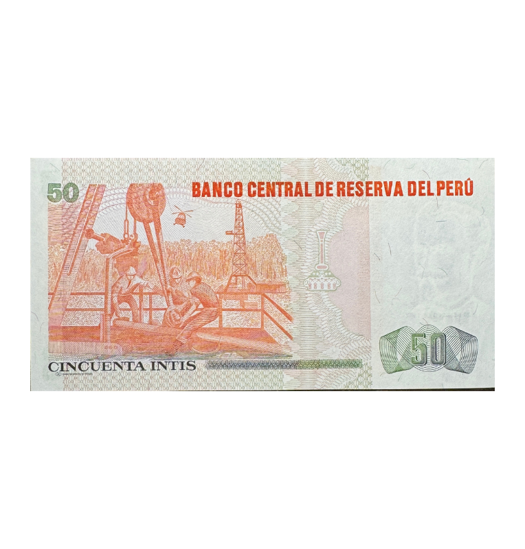 Perú, 50 Intis, 1987, UNC