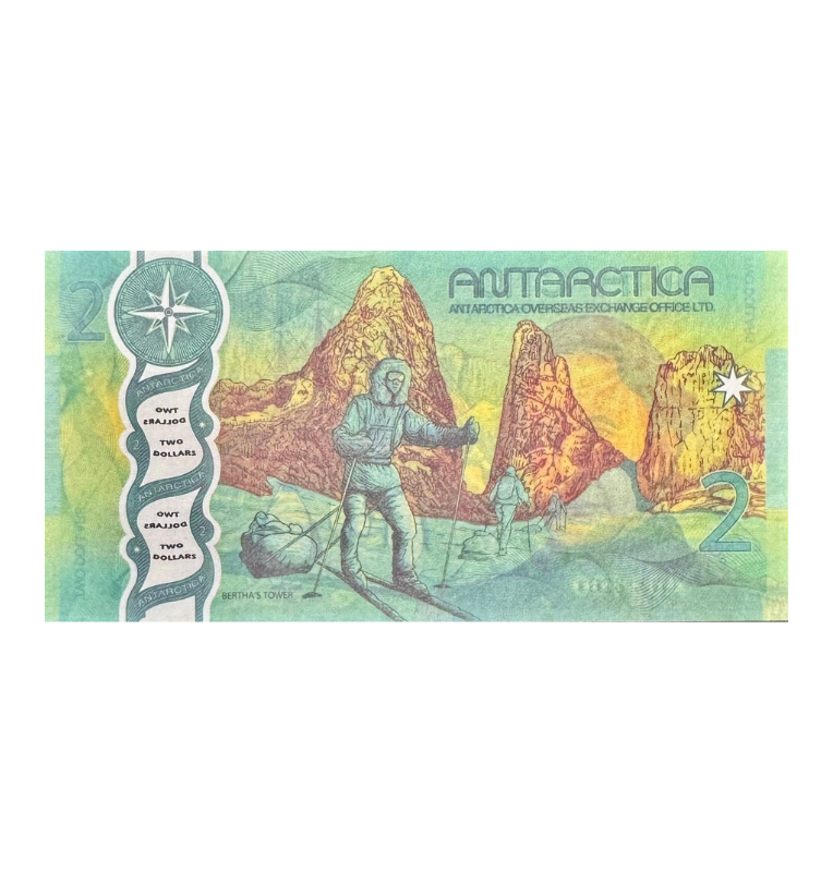 Antartica, 2 dólares, 2020, Pieza de Fantasia