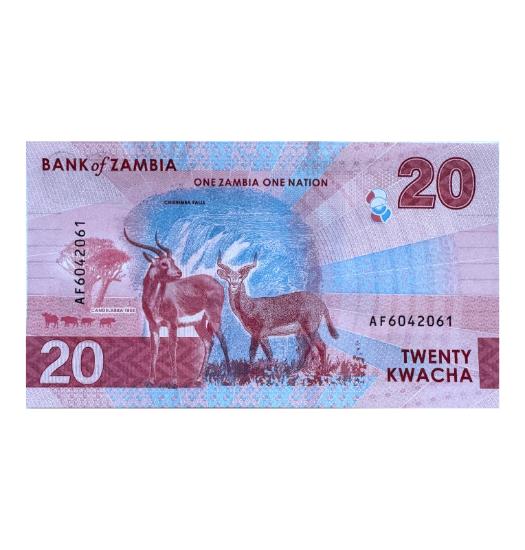 Zambia, 20 Kwacha, 2024, UNC