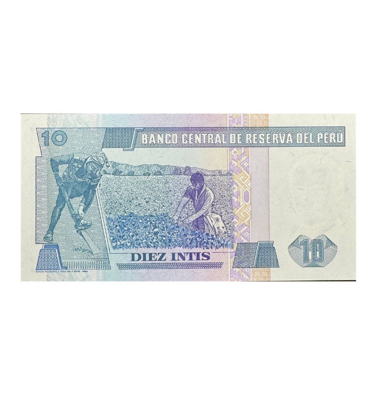 Perú, 10 Intis, 1987, UNC