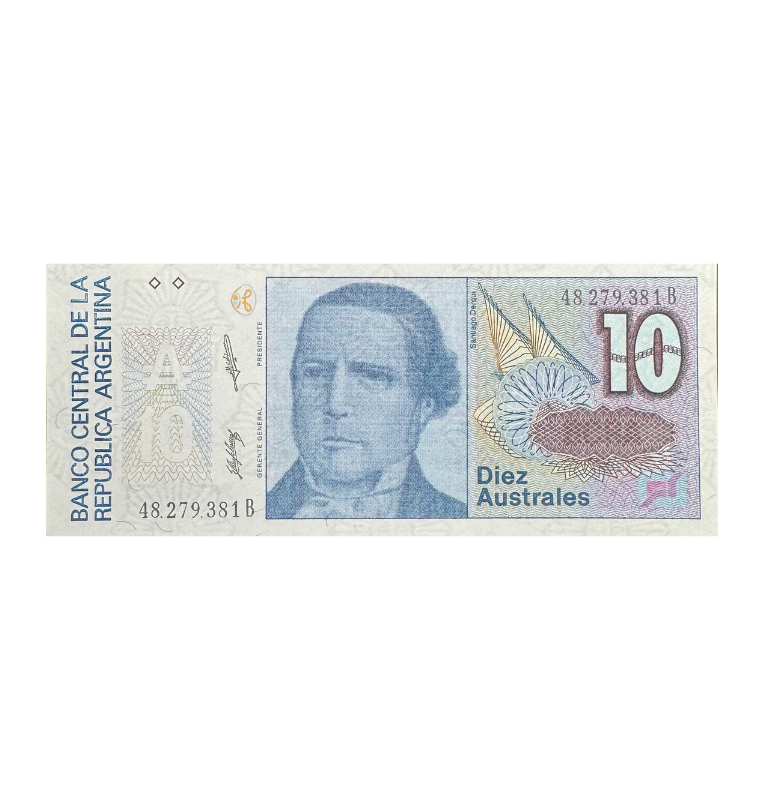 Argentina, 10 Australes, 1981, UNC