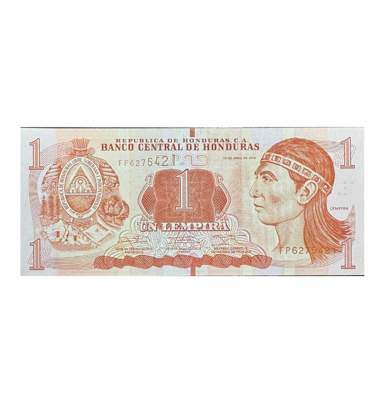 Honduras, 1 Lempira, 2014, UNC