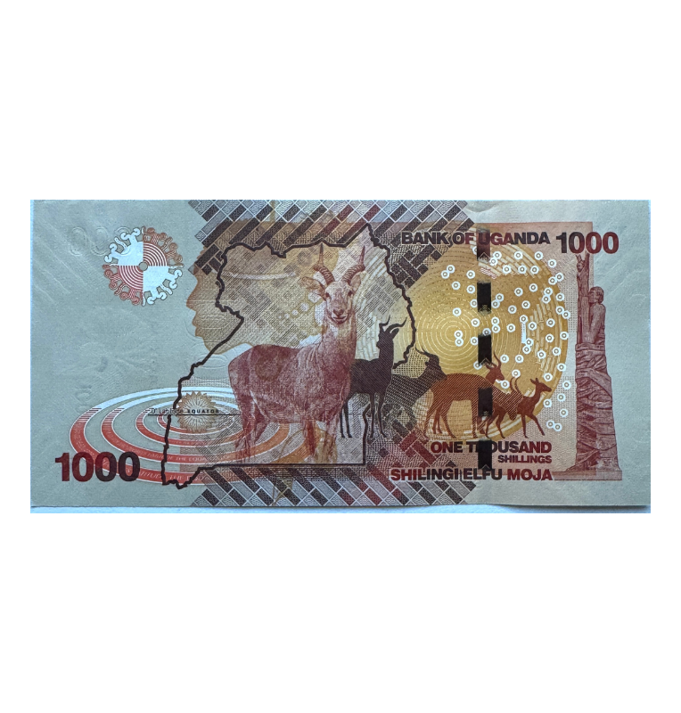 Uganda, 1000 Shilingi, 2021, UNC
