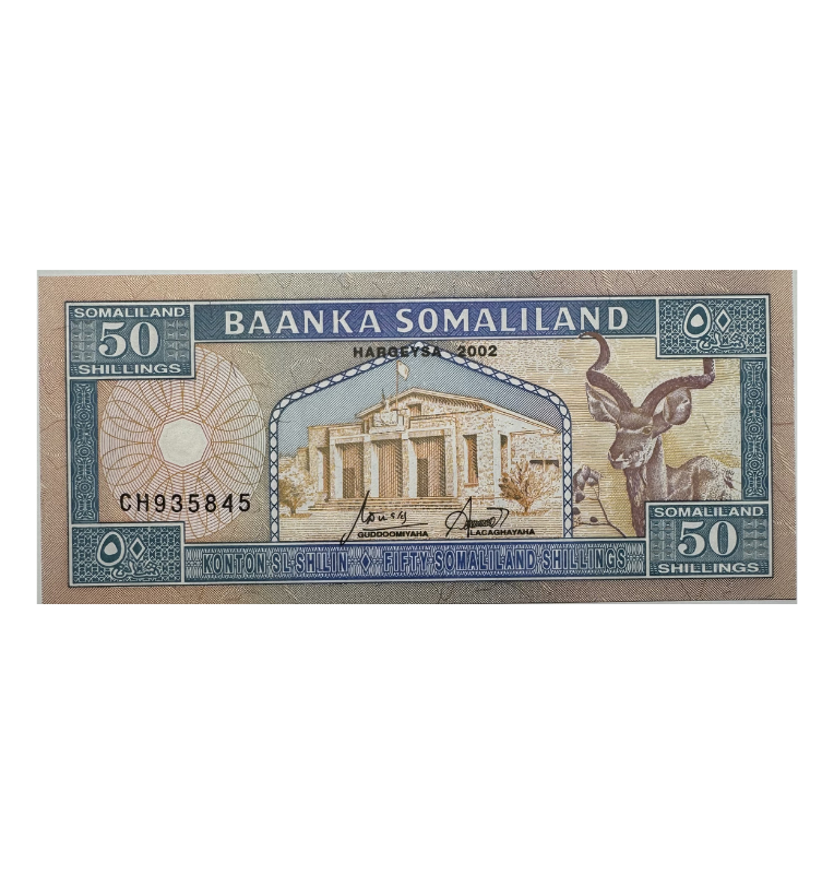 Somaliland, 50 Shillings, 2002, UNC