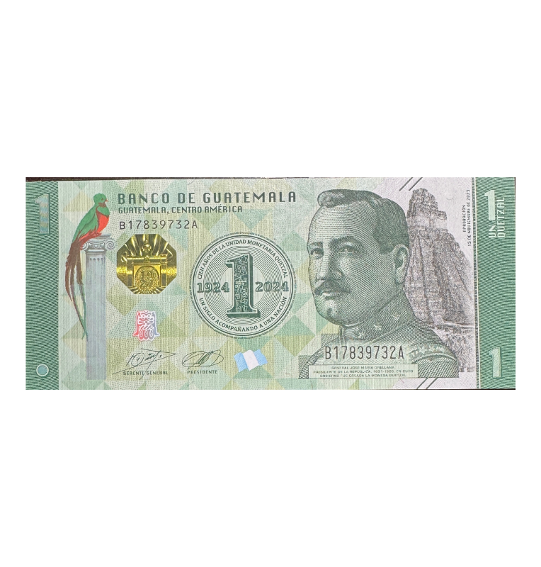 Guatemala, 1 Quetzal, 2024, UNC