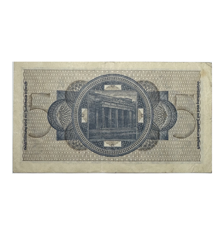 Alemania 5 ReichMark  1942 - Billete NAZI