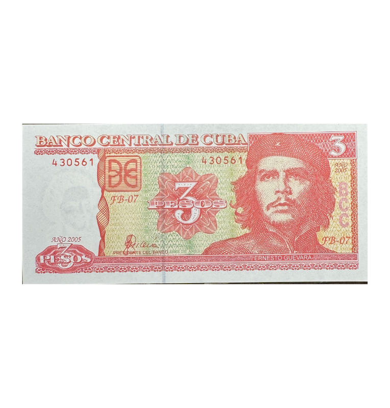 Cuba, 3 Pesos, 2020, UNC - El Che -