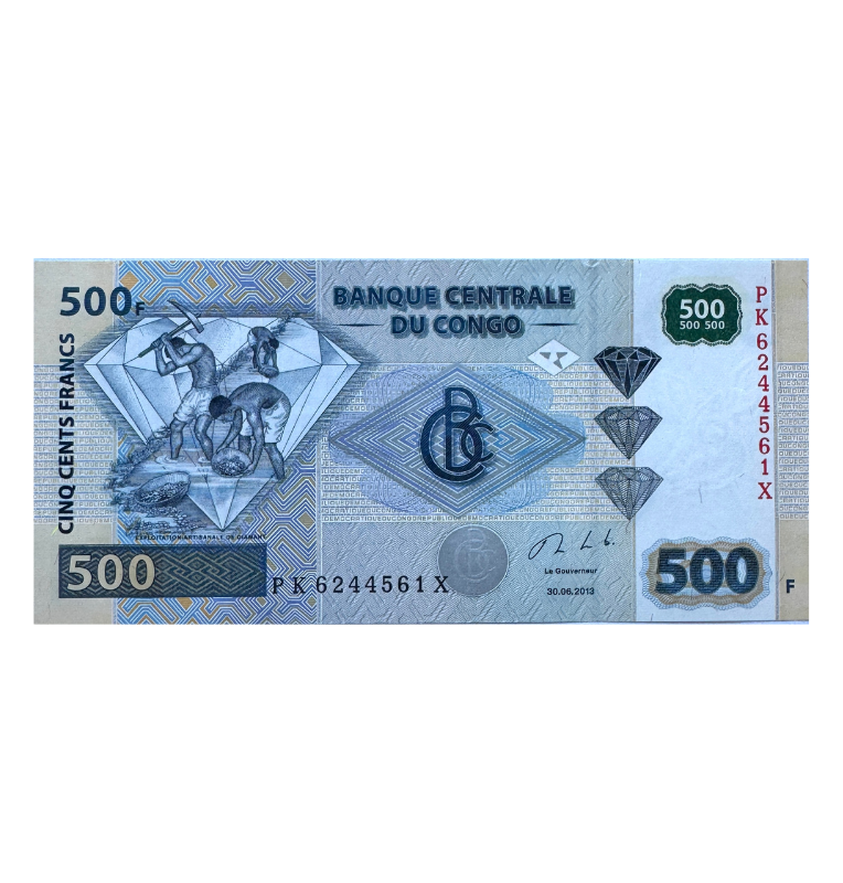 Congo, 500 Francos, 2013, UNC