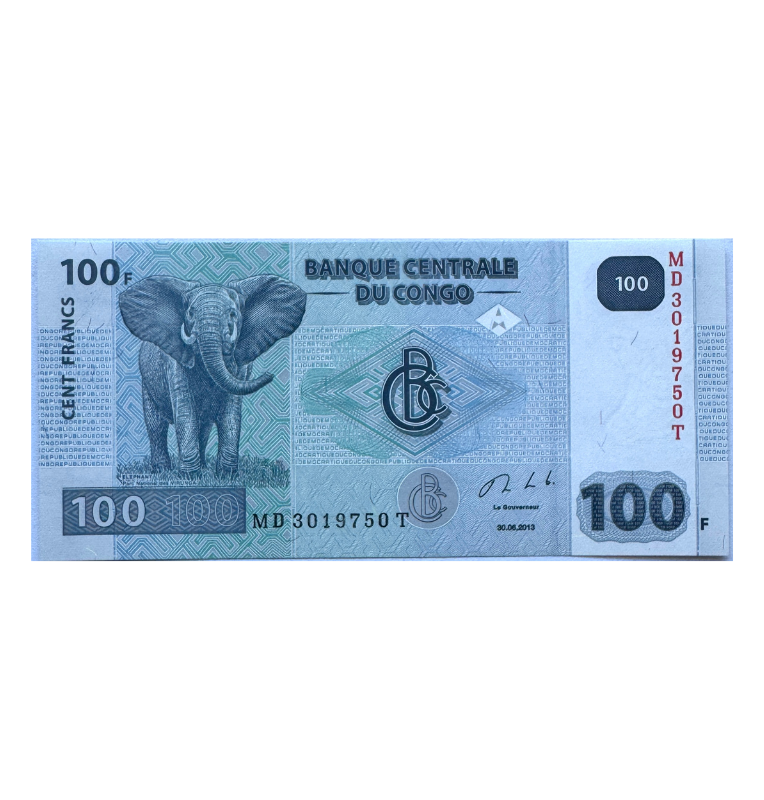 Congo, 100 Francos, 2013, UNC