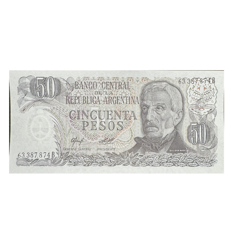Argentina, 50 Pesos, 1980, UNC