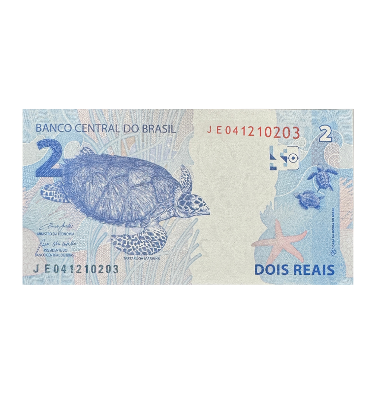 Brasil, 2 Reales, 2020, UNC