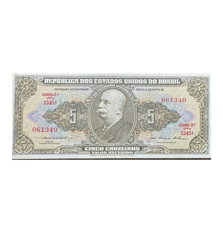 Brasil, 5 Cruzeiros, 1970, UNC